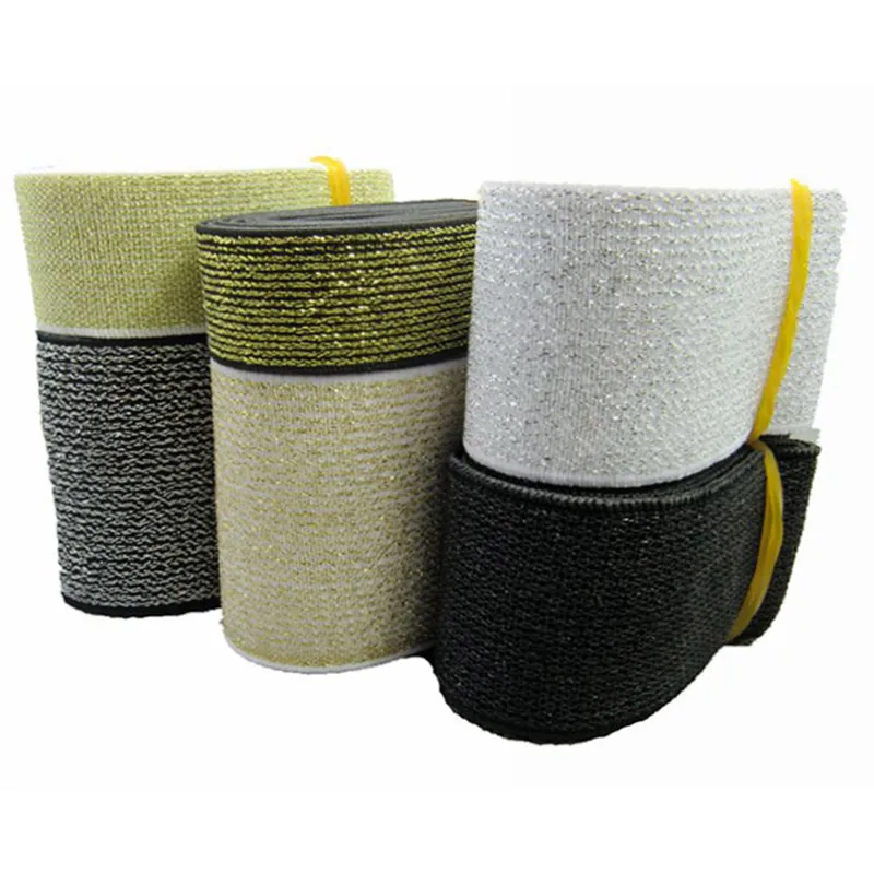 

quality elastic band / gold and silver wide elastic band / wide belt decoration with 2-6cm accessories