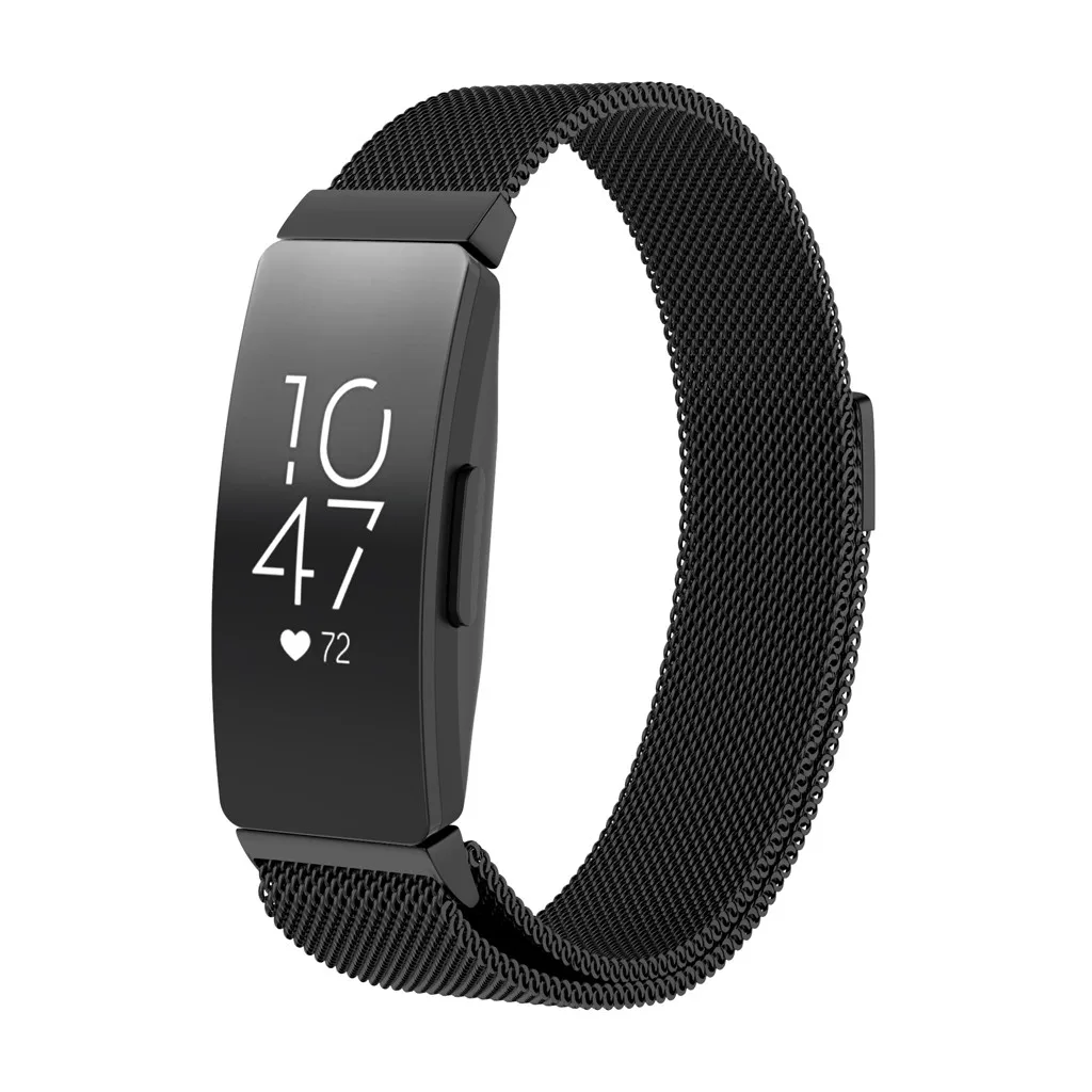 Миланские часы из нержавеющей стали ремешок браслет+ пленка для Fitbit Inspire Лучшая цена браслет ремешок на запястье Новая мода