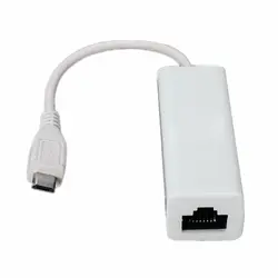 Micro-USB 2,0 5 P до RJ45 сети Lan Ethernet адаптер конвертер Lead для планшета
