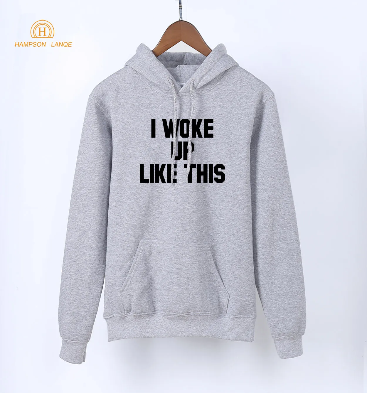 I Woke Up Like This Letters Print Long Sleeve Pullovers