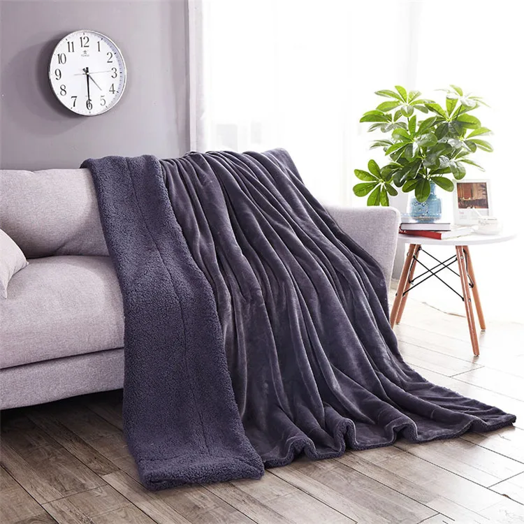 Новое плотное Фланелевое супер теплое мягкое кашемировое одеяло для детей и взрослых, Двухслойное покрывало для дивана и кровати - Цвет: 8