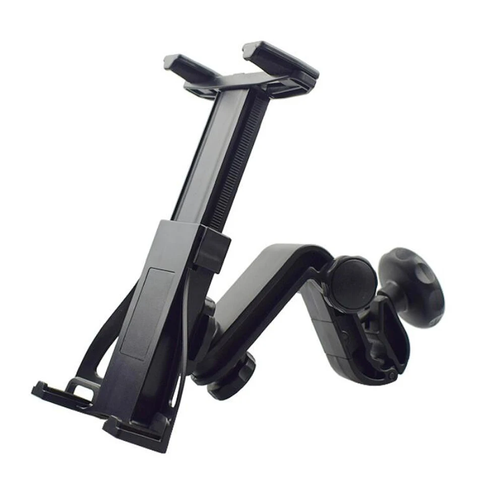 Универсальный "~ 11" 360 Вращение на заднее сиденье автомобиля Подушка поддержка телефона Подставка держатель планшета крепление для iPad для samsung планшет - Цвет: Черный
