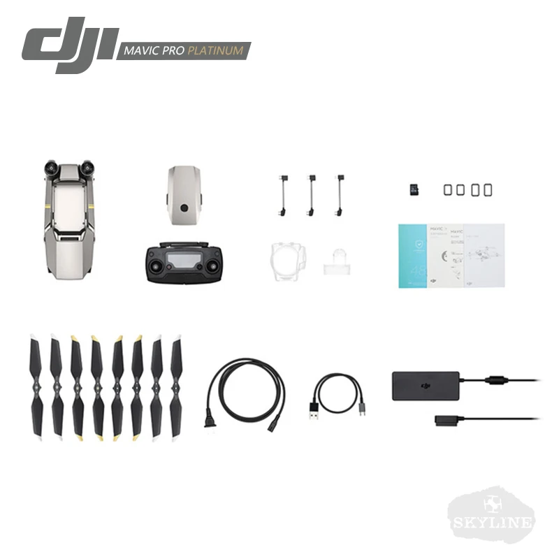 Mavic Pro Platinum DJI Mavic Pro Platinum Fly More Combo/dji mavic pro platinum Квадрокоптер 4K HD видео запись Дрон 7 км пульт дистанционного управления 30 минут - Цвет: Mavic Pro Platinum