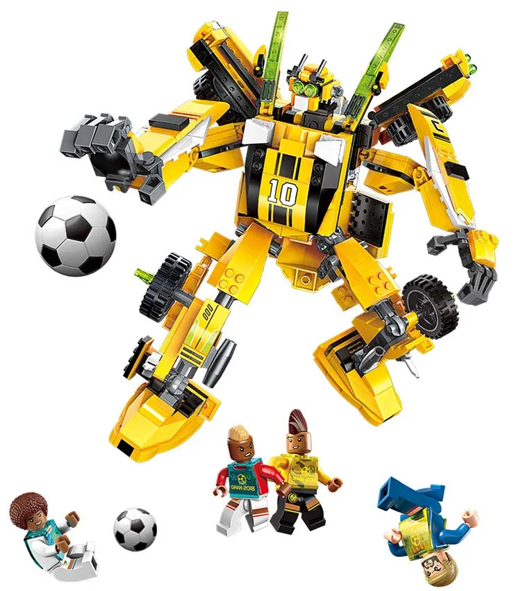 

3005 557pcs Century Football Game Constructor Model Kit Blocks Compatible LEGO Bricks Toys for Boys Girls Children Modeling