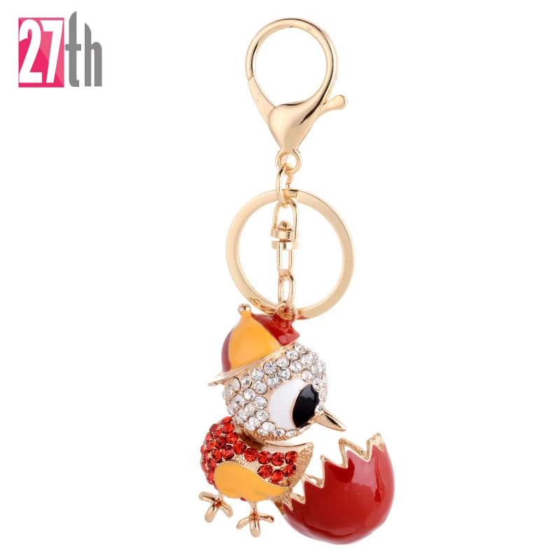 Cock Luxury Keychain Key Chain Key font b Ring b font Holder Keyring Porte clef Gift