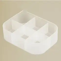 Прозрачный ящик для хранения 6 сеток, офисный Настольный контейнер для таблеток, ювелирный держатель для ногтей, Переносной Домашний