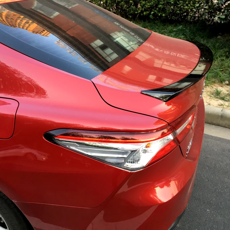 

Car Accessories For Toyota Camry 2018 2019 Car Styling Exterior High Quality ABS Plastic painted Primer Rear Wing Spoiler Cover