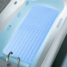 Ковер ванная комната прямоугольник 40x100 см ПВХ противоскольжения плохо матовая Мягкий плохой массаж матовая присоски не-скольжения Ванна Душ коврик