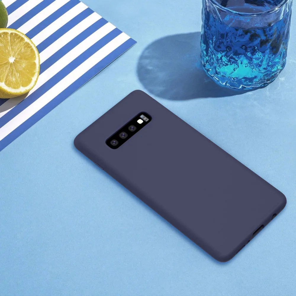 Жидкий силиконовый чехол NILLKIN для samsung Galaxy S10/S10 Plus pro, мягкая задняя крышка с защитой от отпечатков пальцев, мягкий чехол, роскошная посылка