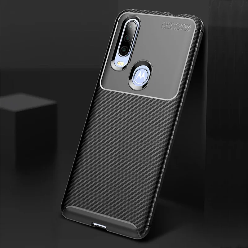 

For Motorola One Action Case Ventilation Heat Dissipation Carbon Fiber Case For Motorola One Vision G7 Power G6 Plus Z4 Z3 Play