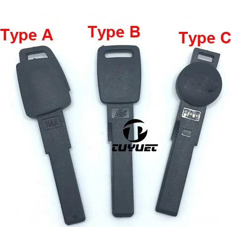 

Plastic Emergency Spare Key for Audi A6L.A6.A4L.A3.A8 Smart Key Blade Shell