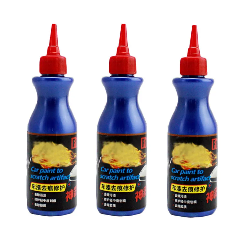 

CARPRIE 3PCS Car Paint Scratch Repair Agent Polishing Wax Paint Scratch Repair Remover Paint Care Repair fluid 100ML jy22