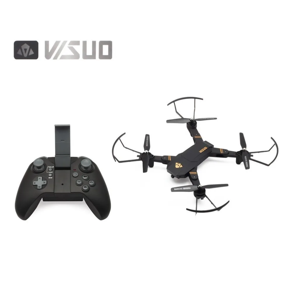 

VISUO XS809HW 2.4G Foldable FPV Selfie Drone RC Quadcopter with Wifi/720P Wide Angle Camera Altitude Hold Headless Mode 360 Flip