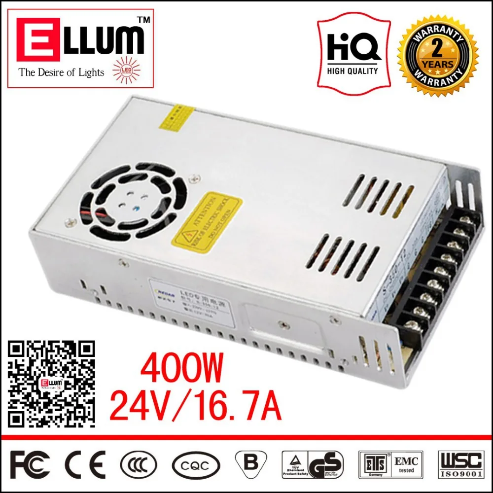 

S-400-24 Fonte Chaveada 220V 24V Output Unit 3D CE ROHS Approval LED Driver AC/DC Adaptador Switching Power Supply 24V 16A 400W