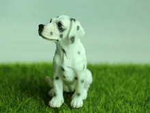 Cute Dalmatian Dog Miniature Fairy Figurines Mini Gnome Moss Animals Home Toys Gifts Bonsai Figurines Fairy Garden Decorations