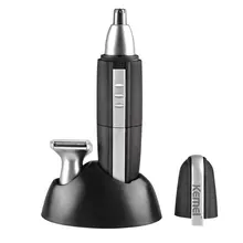 Новинка 2 в 1 модный триммер для волос в носу Электрический бритвенный инструмент на батарейках безопасный уход за лицом машинка для стрижки для мужчин и женщин оптом