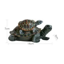 S/M/L украшения для домашнего сада Открытый Двор Сад черепаха искусство из смолы для черепах фигурка животного украшение статуи Декор