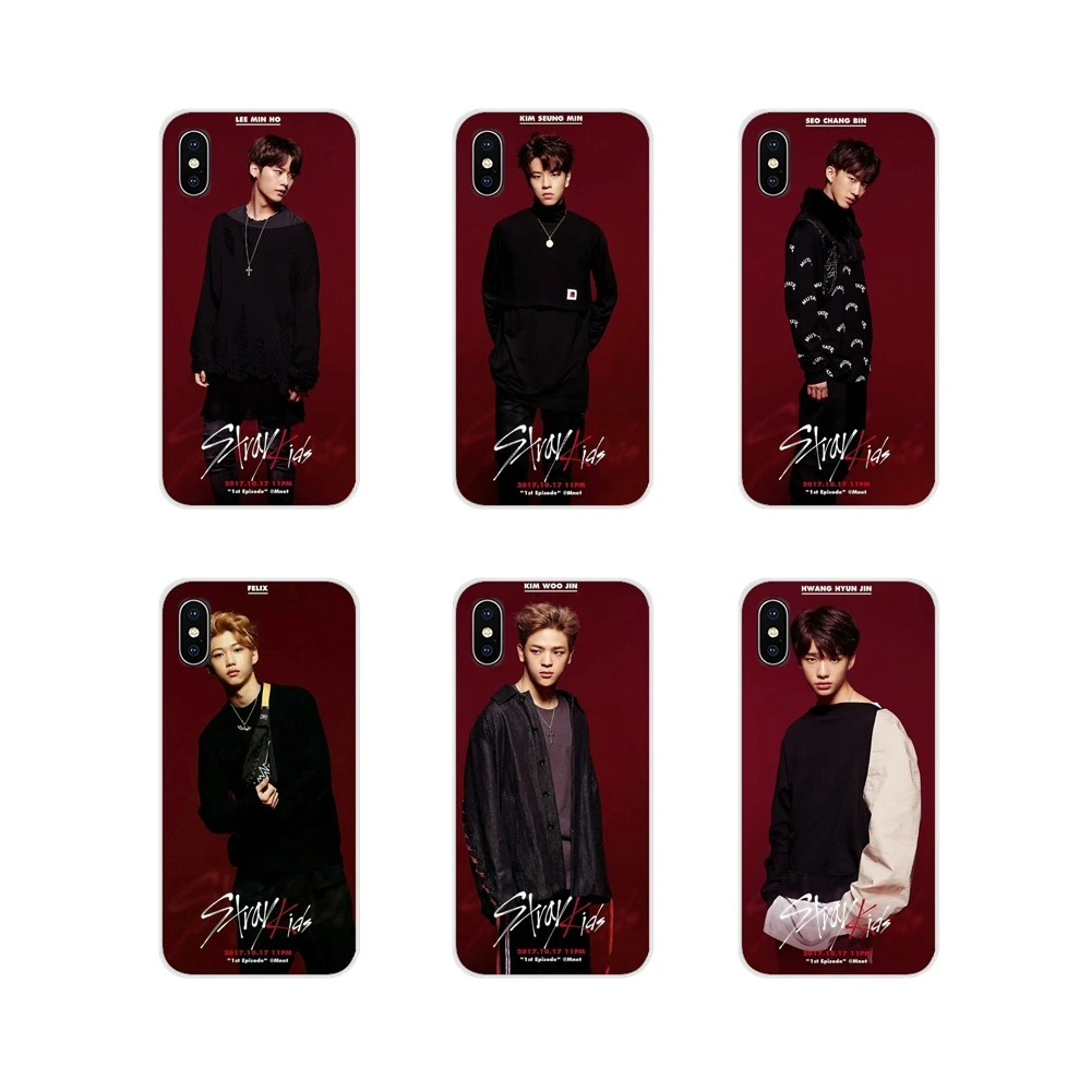Чехлы из ТПУ Для Xiaomi Mi6 A1 5X 6X Redmi Note 5 5A 4X 4A 4 3 Plus Pro pocophone F1 jeongin minho stray kids jisung changbin |