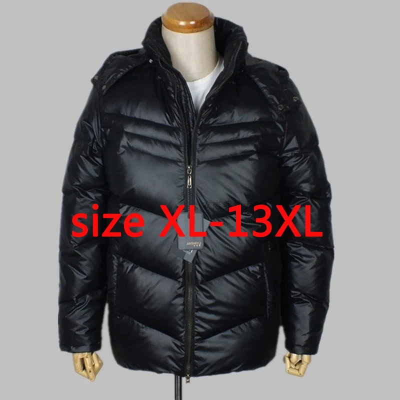

new arrival obese chest 185CM down coat MEN winter thermal outerwear Plus size XL- 4XL5XL 6XL 7XL 8XL 9XL 10XL11XL 12XL 13XL