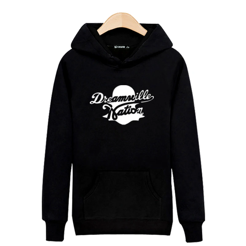 Dreamville толстовки 2017 Осень Зима модные для мужчин хип хоп толстовка мужской