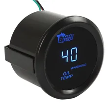 2 Inch / 52mm Digital Blue LED Electronic Oil Temp Gauge Kit for Car / Trucks / Motor