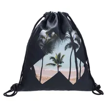 Fashion Backpack women Man Black mini backpack X Beach Drawstring bagmoltres cartoon school bags for teenagers mochilas