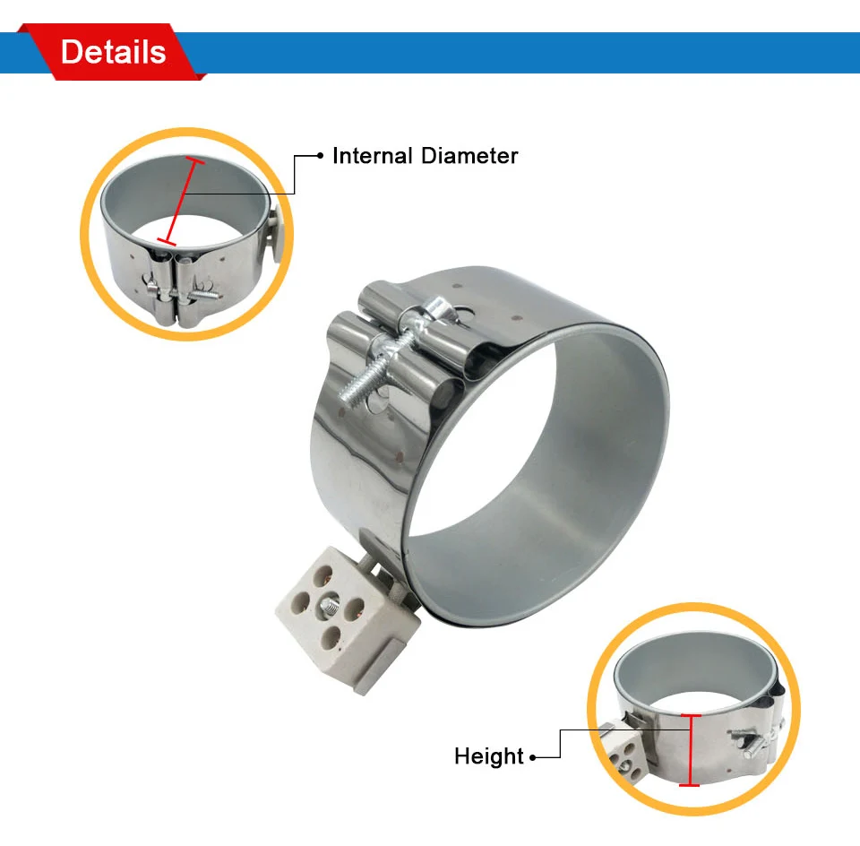 Aquecedor Banda LJXH 110V220V380V Poder 470 W