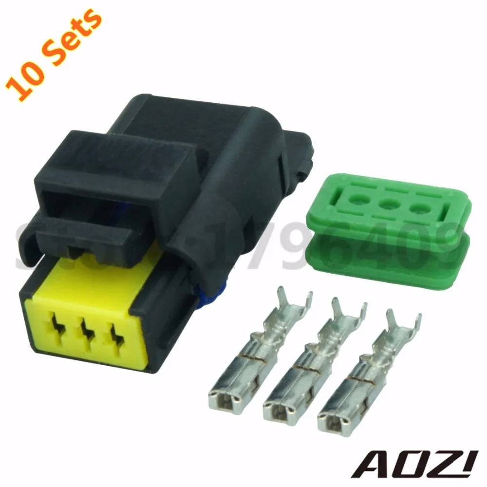 10 Sets Number 211PC032S0049 Auto Wire Harness Connectors 3Pins Female Plastic Connector And Terminal-in Connectors from Lights & Lighting on Aliexpress.com ...