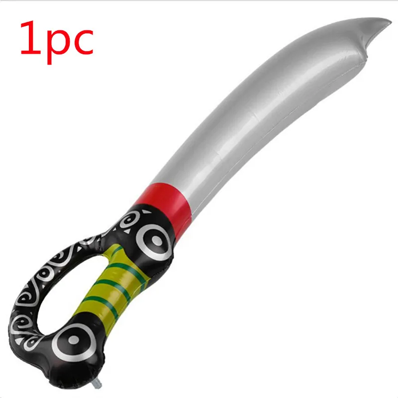 

1pc Inflatable Pirate Toy Sword Outdoor Fun Game Playing Inflated Children Cosplay Toys Stage Props Hot