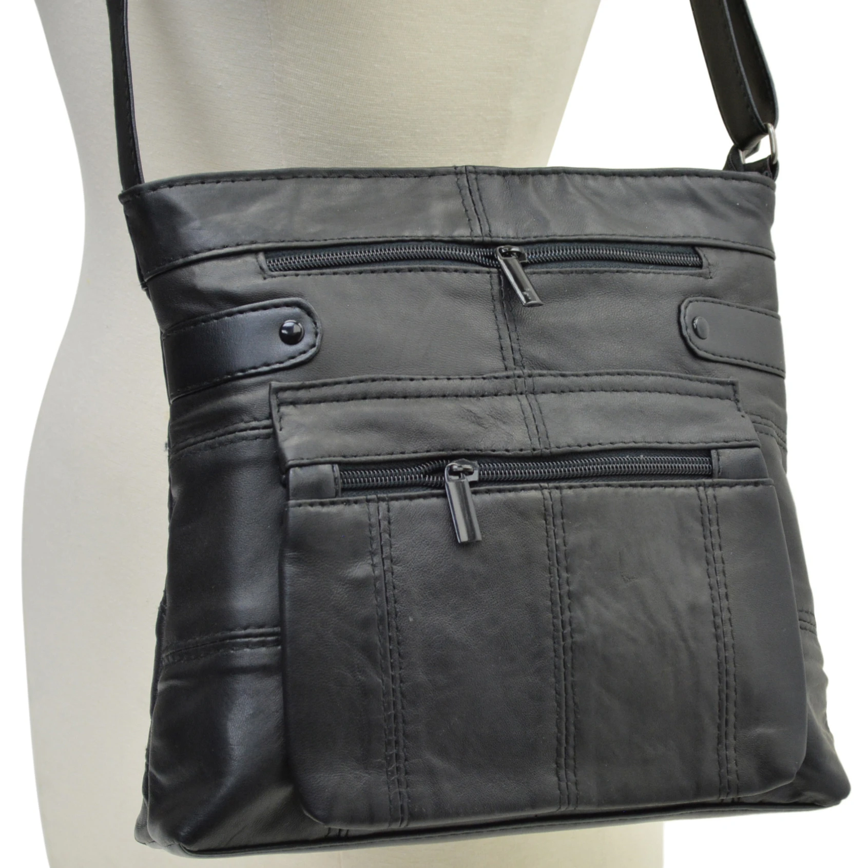 AFONiE Casual Leather Tote Bag (4)