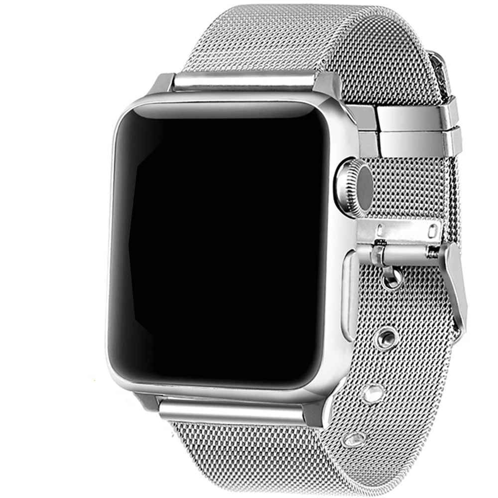 For-Apple-Watch-Band -Case-38mm -42mm-Milanese -Loop -Adjustable -Classic-Metal -iwatch-Stap -Watch-Series-3 -2-1-Sport-Bands-Steel-Mesh  (36)