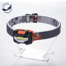 Мини 3 режима Водонепроницаемый COB светодиодный портативный пластиковый фонарик налобный фонарь для туризма для велоспорта кемпинга рыбалки альпиниста на 3* AAA