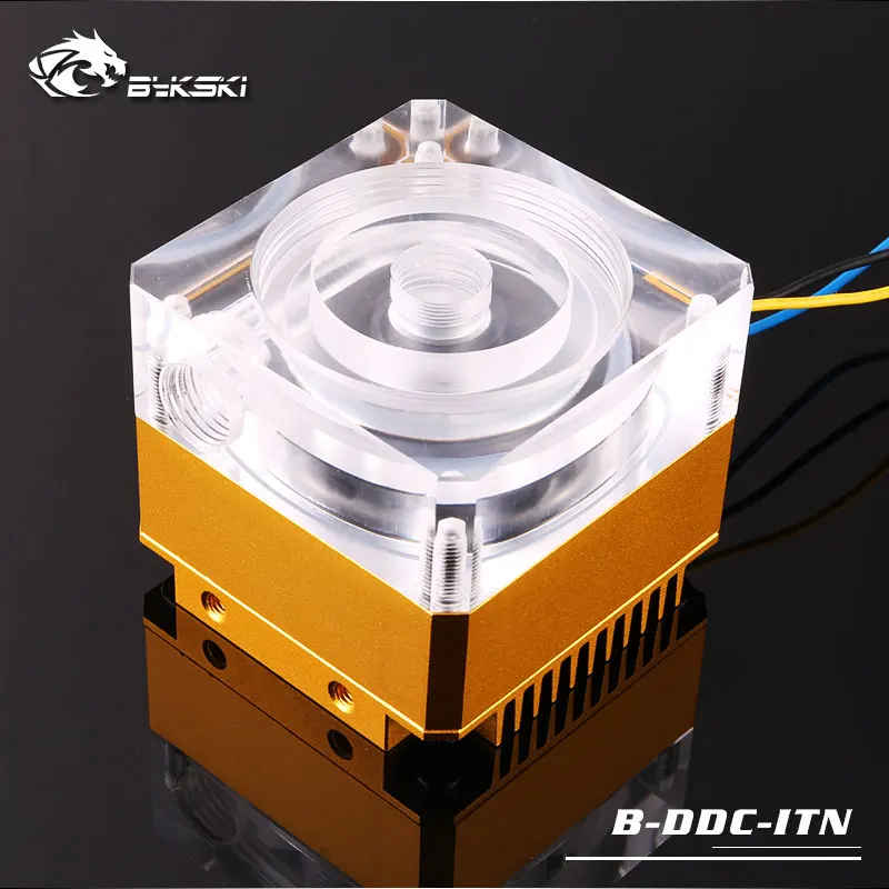 Bykski B-DDC-ITN Laing DDC3.2 Pump with Heatsink and Extendable Acrylic Top