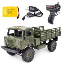 WPL B-24 GAZ-66 1/16 пульт дистанционного управления военный грузовик 4 колеса внедорожный B24 WPL газ р/у модель автомобиля Дистанционное управление альпинистская машина