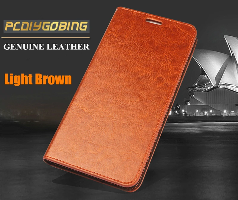 PCDIYGOBING чехол s Бумажник Стенд Обложка ретро натуральная кожа чехол для Samsung Galaxy J3, J5, J7 года евро версия J330 J530 J730 Pro - Цвет: Light Brown