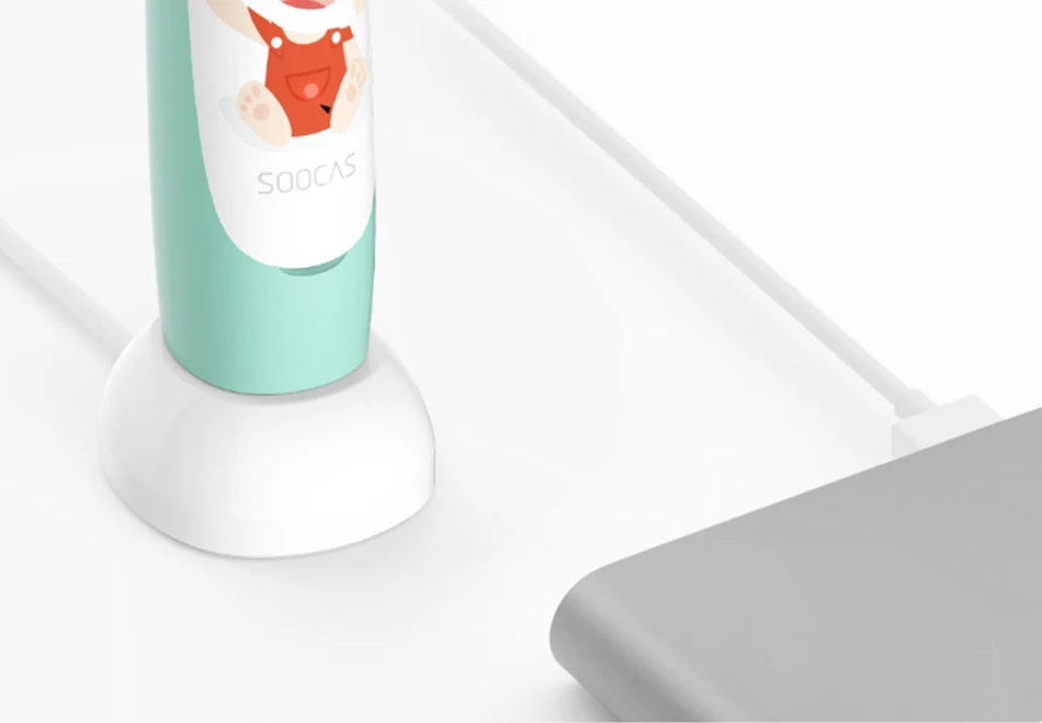 Xiaomi Soocas Sonic электрическая зубная щетка Mijia для детей Водонепроницаемая перезаряжаемая электрическая зубная щетка уход за зубами