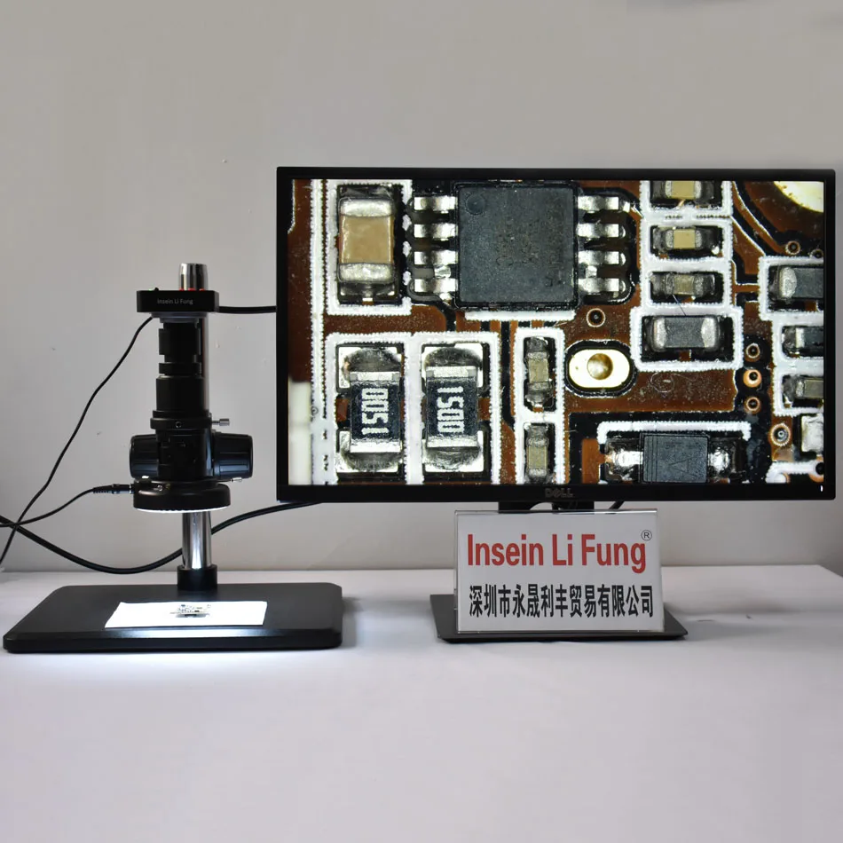 Full HD 38MP 2K 1080P 60FPS industria Video microscopio Cámara HDMI USB salida simultánea lupa TF a