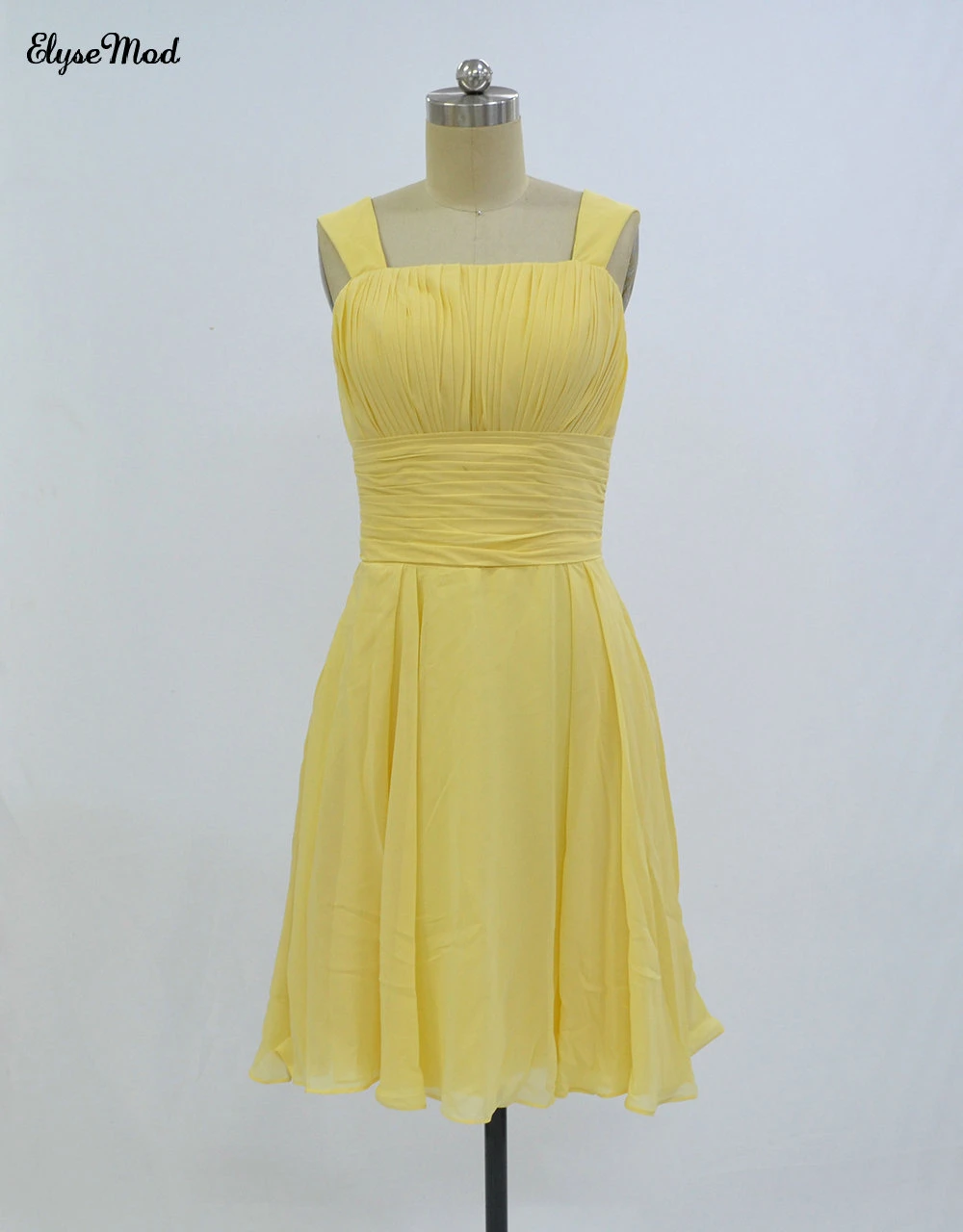 square neck occasion dress