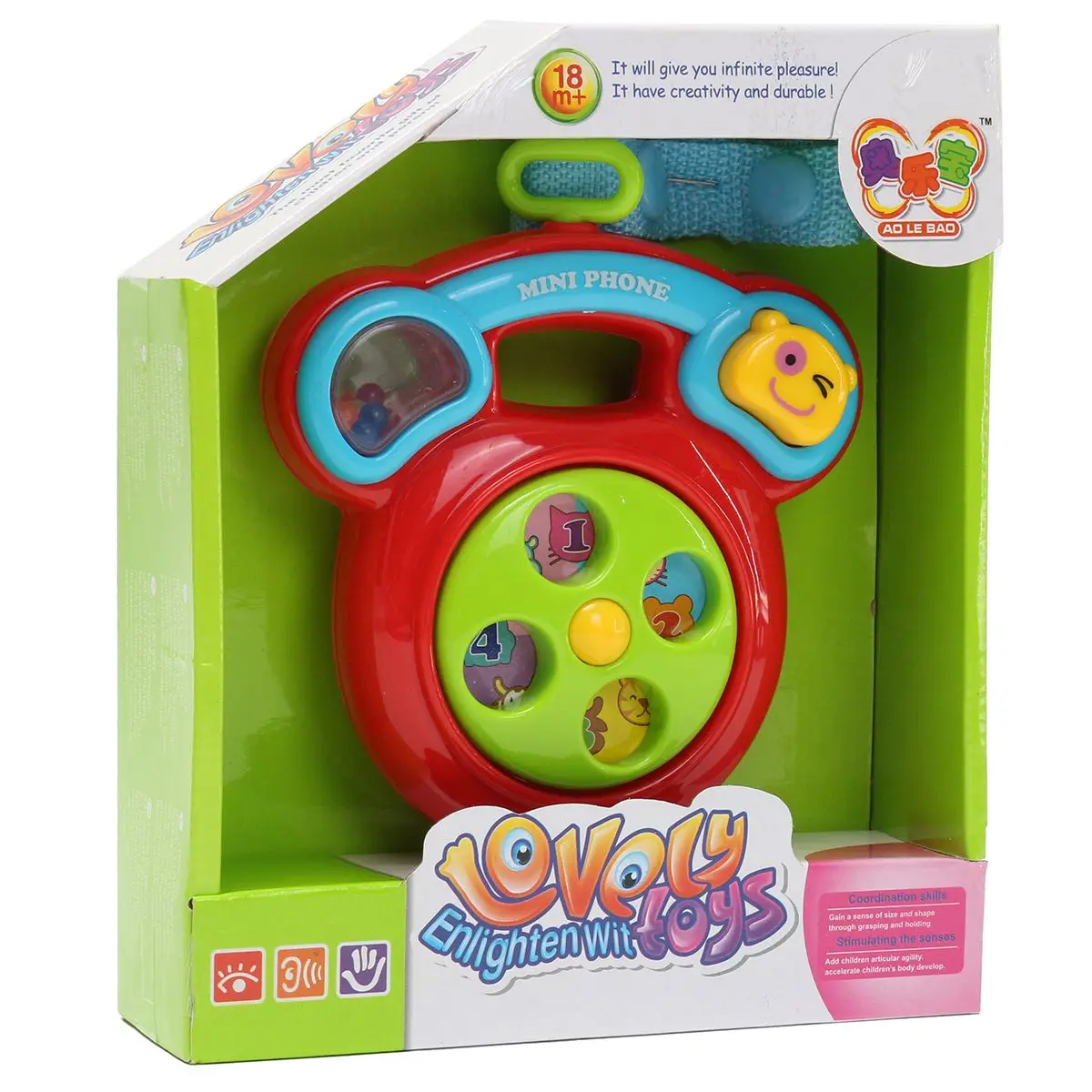 2010 6A Kartun Bingung Mainan Suara Musik Mainan Anak Anak