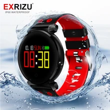 EXRIZU Band K2 IP68 Водонепроницаемый Bluetooth Смарт-браслет монитор сердечного ритма шагомер 0,9" сенсорный oled-экран Браслет активности