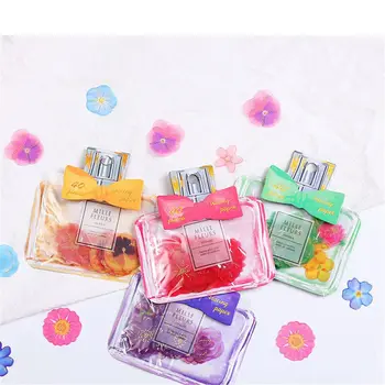 

40pcs/bag colorful Stickers Creative Perfume Bottle Petal Sticker Bag cup decoration Sticker Sheets Label Notes Post Stationery