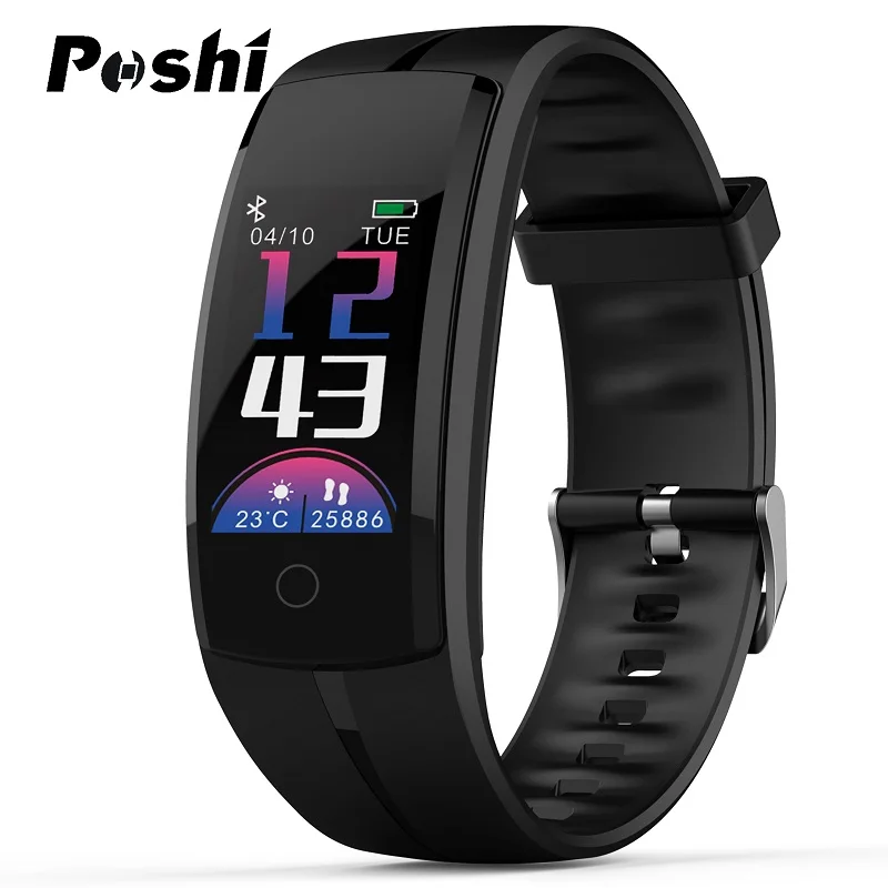 

POSHI 2018 High Quality Water Resistant Smart Watch Women Men Sport Watch Running Climbing Riding Multi-Function Mens Watches