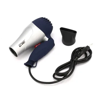 

New1500w Mini Foldable Hair Dryer Blower Travel Household Electric Hair Blow Dryer Hot Wind Low Noise Hairdryer EU Plug AC 220V