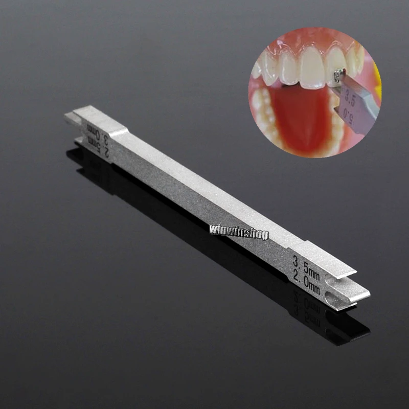 

1pc size-2.5,3.0mm rod bracket locator Bracket locator Bracket Gauge Dental Orthodontic Instruments