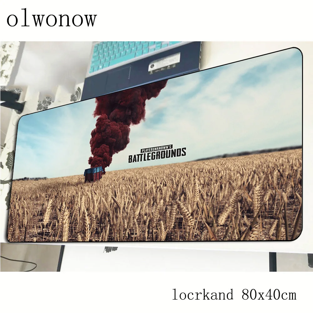 Коврик для мыши pubg 80x40 см модные коврики лучший игровой коврик большой