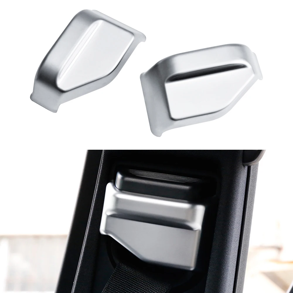 

2pcs Car Safety Seat Belt Buckle Cover Strap Decoration Trim Clip Car Styling For Mercedes Benz GLC AMG internal Accessories