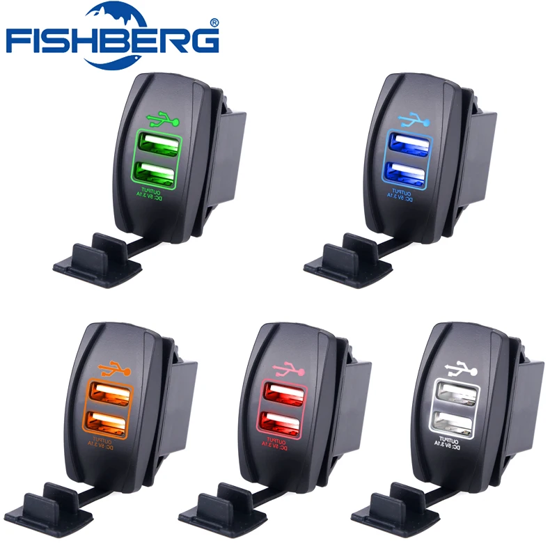 Автомобильное зарядное устройство с двумя USB портами универсальное