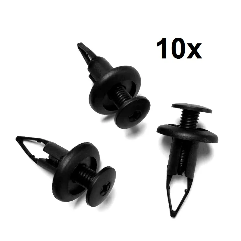 x10 FOR TOYOTA DOOR MOULDING TRIM STRIP CLIPS RUBSTRIP X10 Plastic