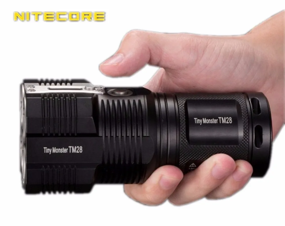 NITECORE TM28 перезаряжаемый светильник-вспышка 4* CREE XHP35 HI светодиодный Макс. 655 лм дальность луча метров уличный фонарь светильник с высоким люменом