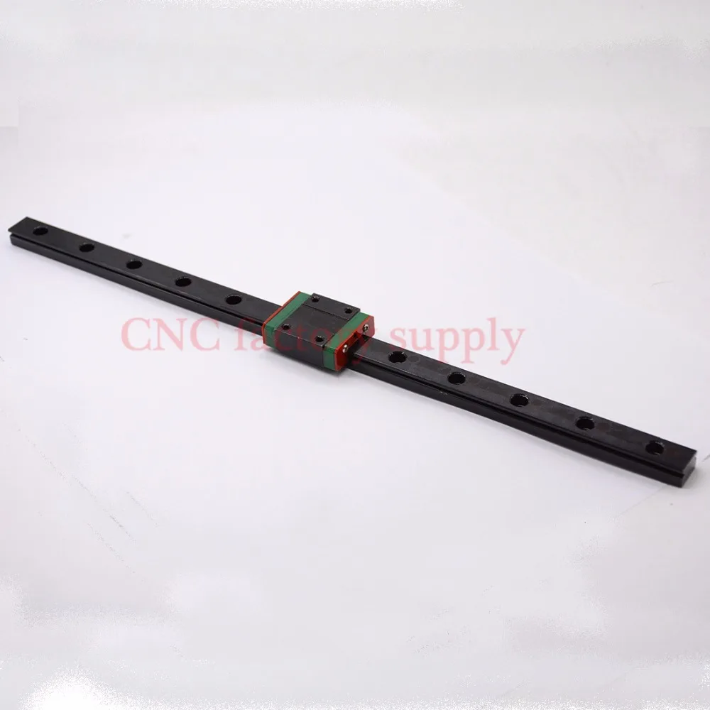 

CNC part MR12 12mm linear guide NEW technology MGN12-L-400mm with MGN12C linear block with nigrescence the surface treatment